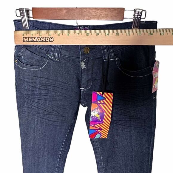 NWT AKA/MKS Dark Wash Skinny Leg Jeans - Size 27 - Picture 10 of 12